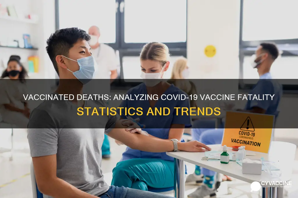 how many vaccinated peiple have died