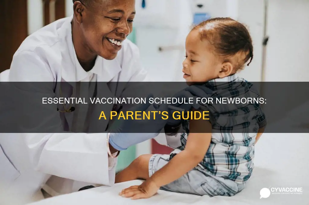 how many vaccination for newborn baby