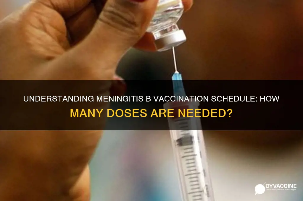 how many vaccinations for meningitis b