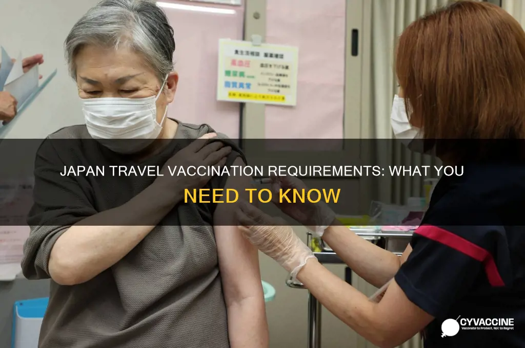 how many vaccinations to enter japan