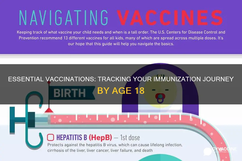 how many vaccinations would you have by 18