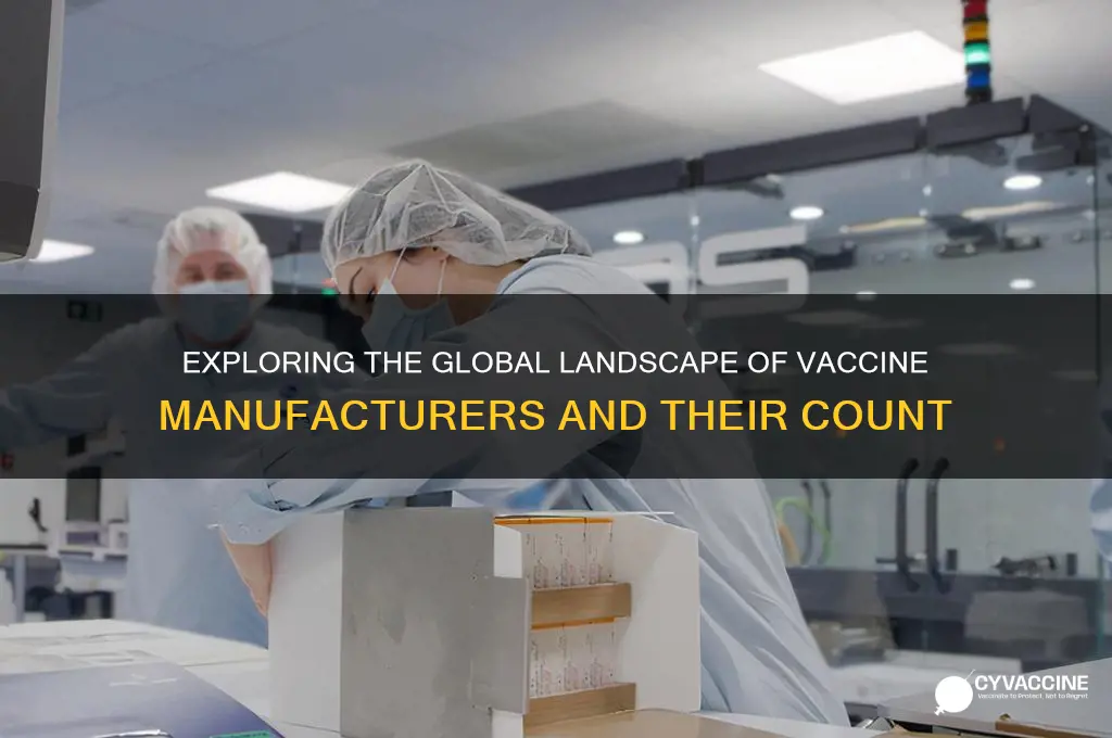 how many vaccine companies are there