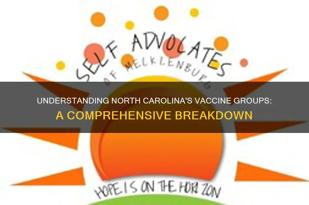 how many vaccine groups are there in nc
