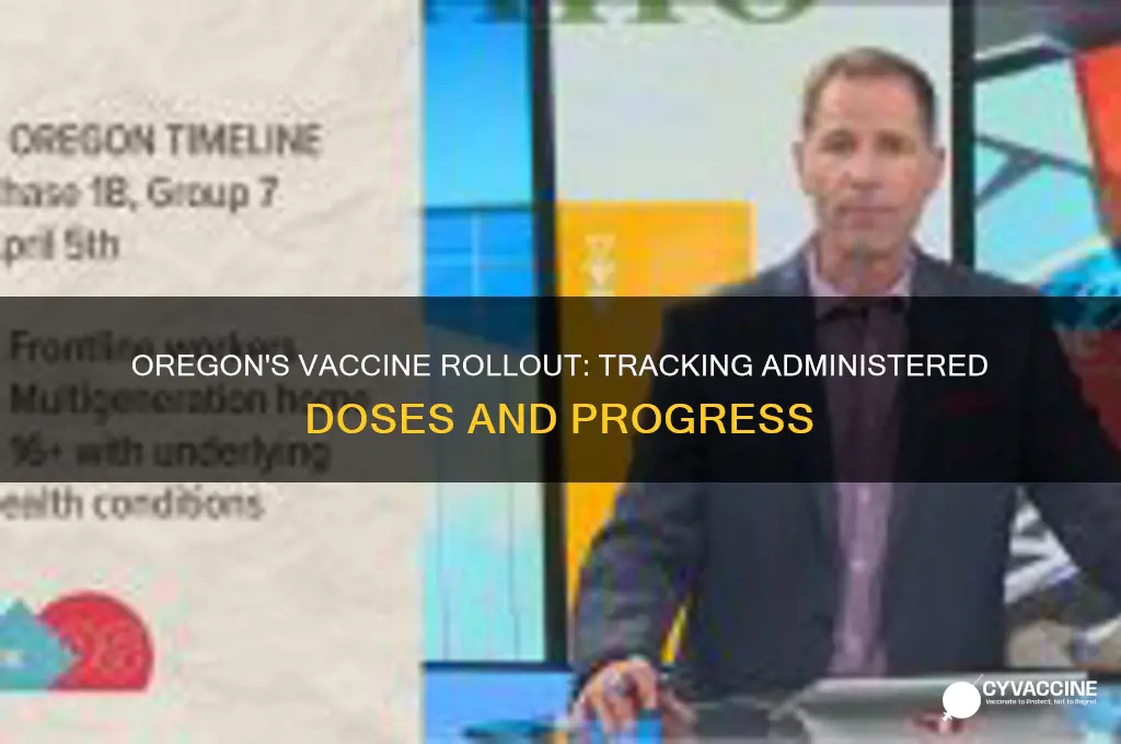 how many vaccines administered in oregon