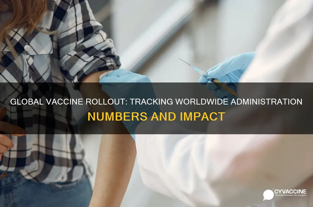 how many vaccines administered in world