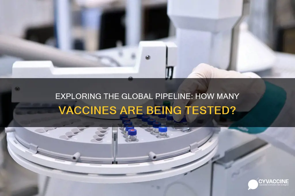 how many vaccines are being tested