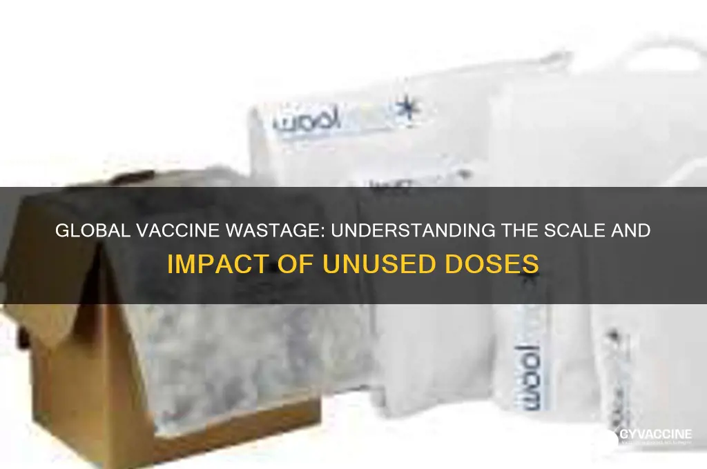 how many vaccines are being wasted