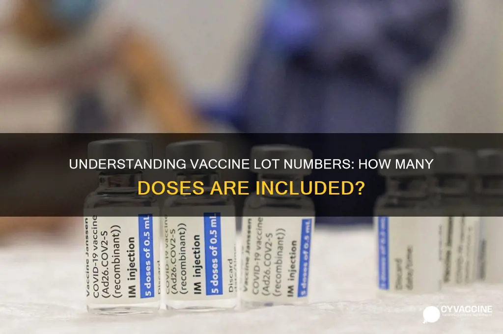how many vaccines are in a lot number