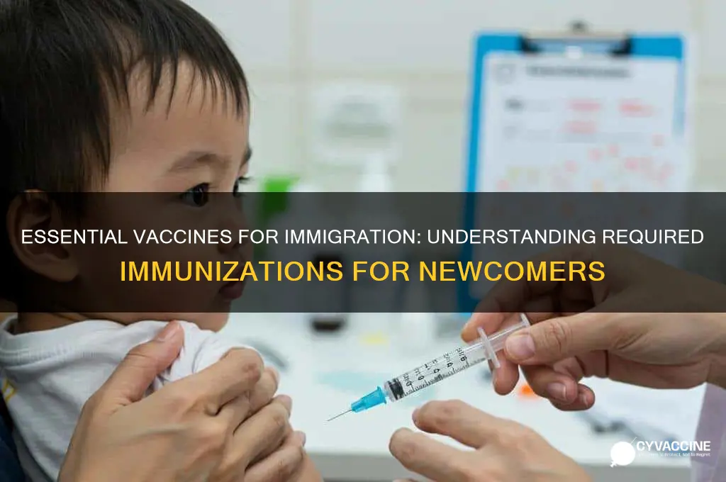 how many vaccines are requred immigration