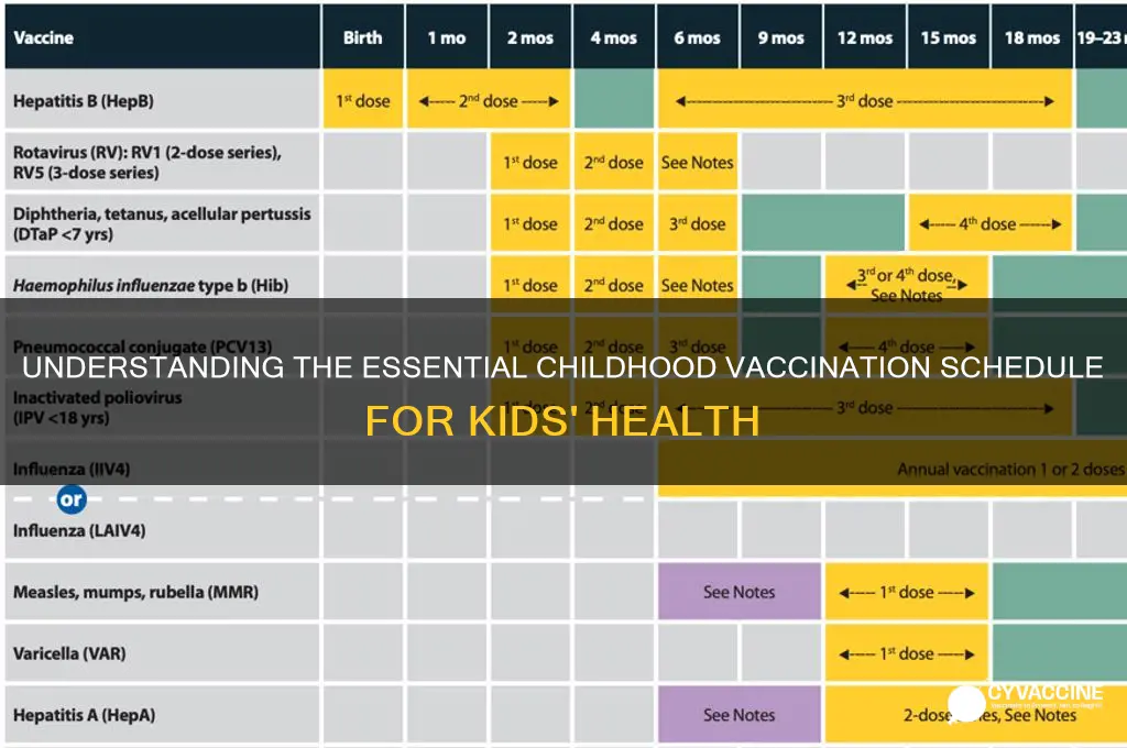 how many vaccines do children have