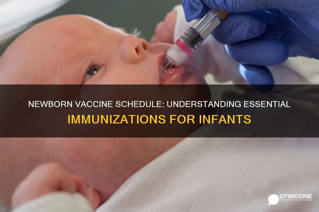 how many vaccines does a new born infant receive