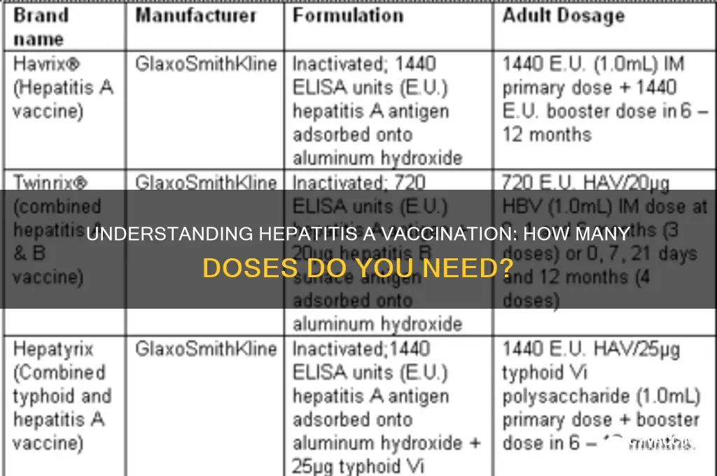 how many vaccines for hep a