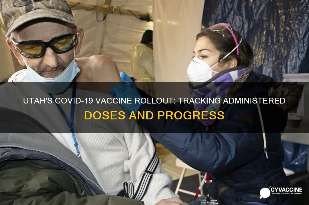 how many vaccines has utah administered