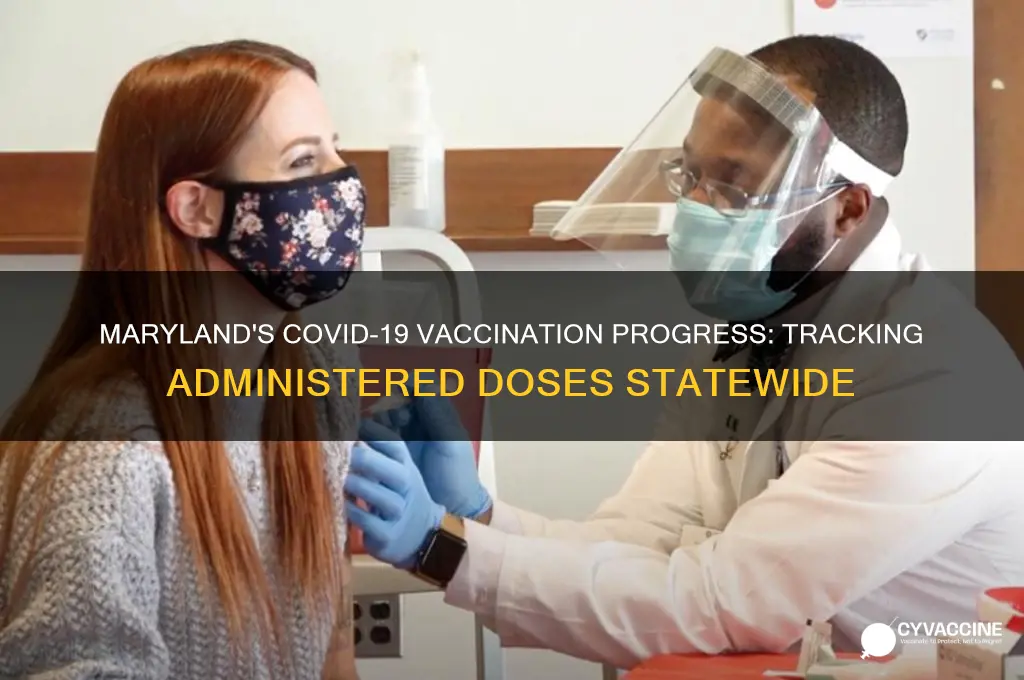 how many vaccines have been administered in maryland