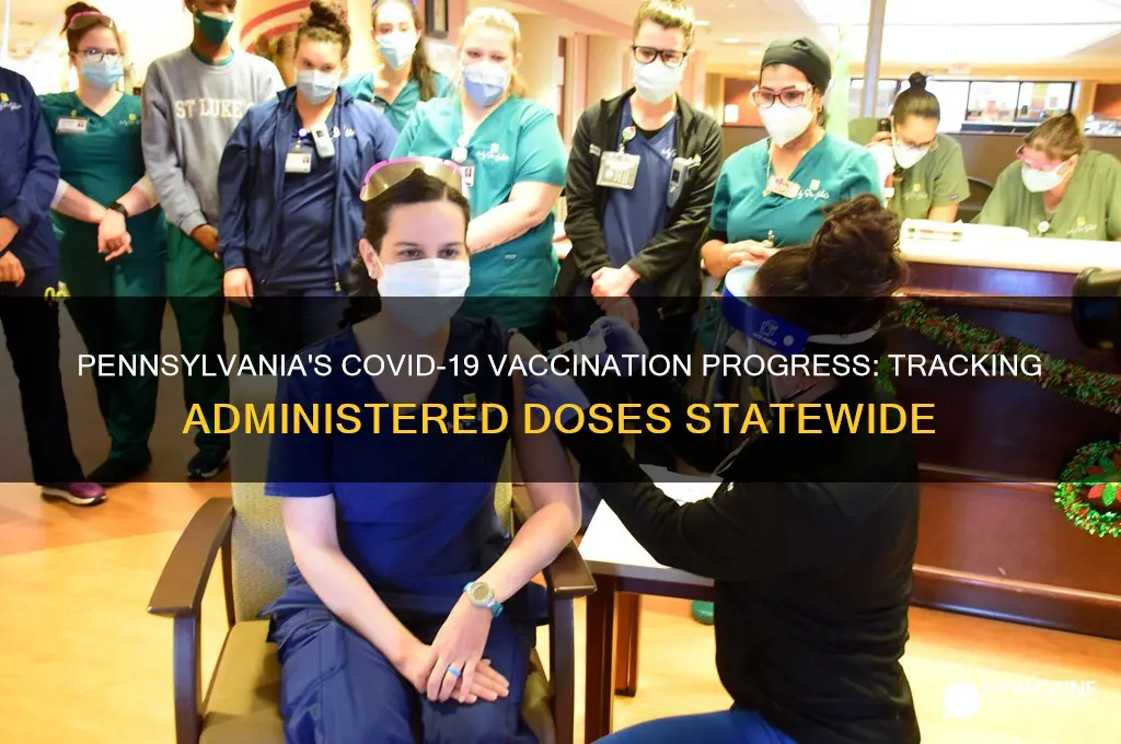 how many vaccines have been administered in pa