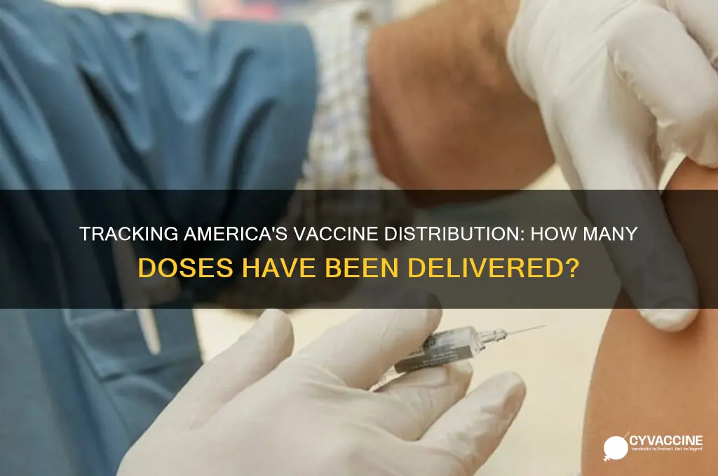 how many vaccines have been distributed in america