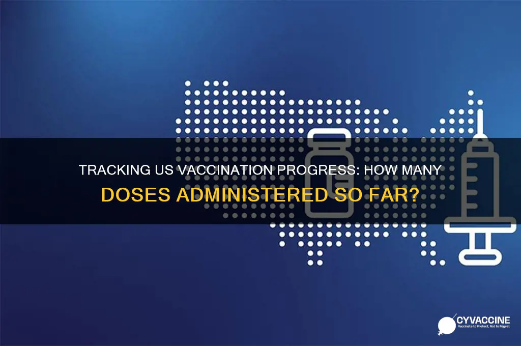 how many vaccines have been done in us