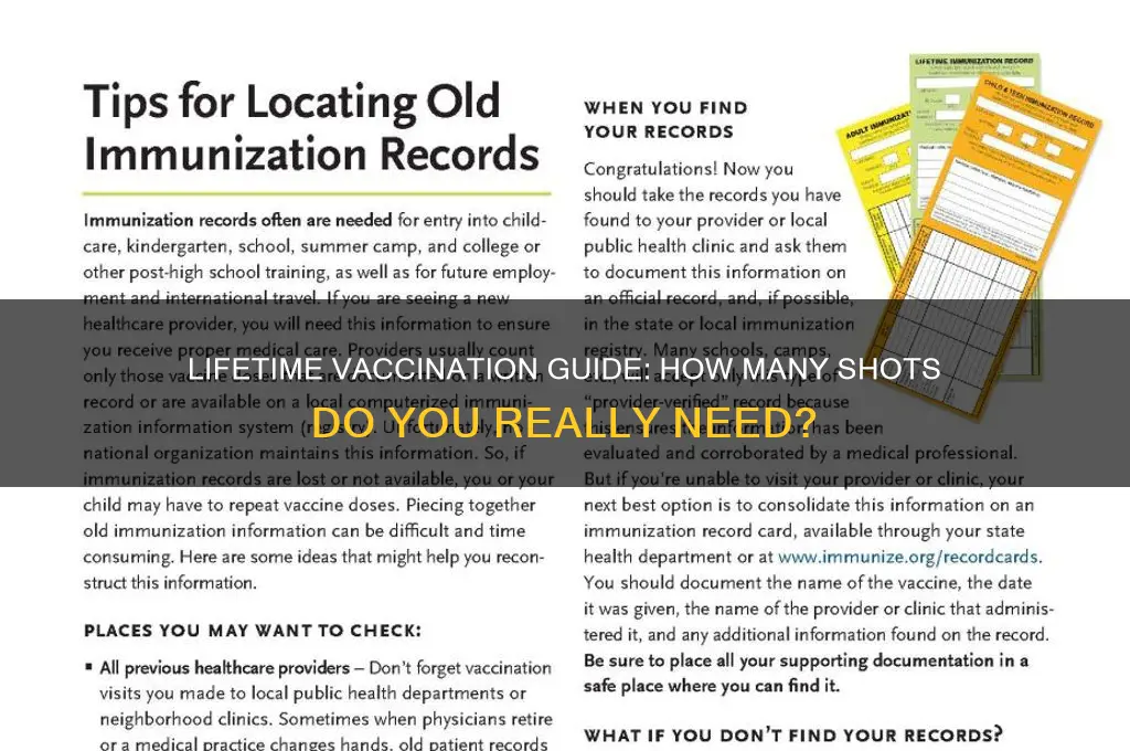 how many vaccines in a lifetime
