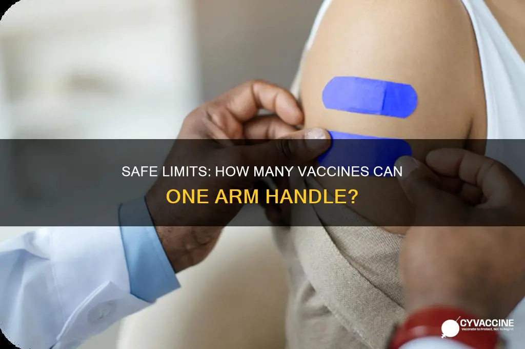 how many vaccines in one arm