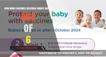 Europe's Childhood Vaccination Schedule: Doses Administered Before Age Six