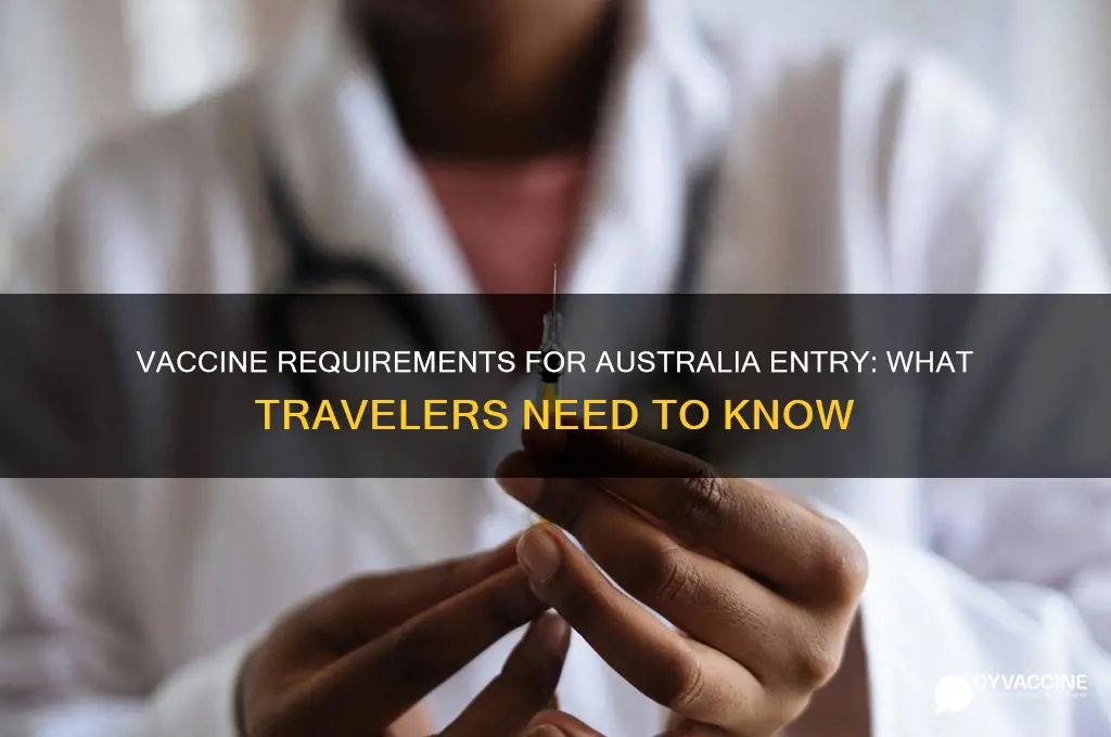 how many vaccines to enter australia