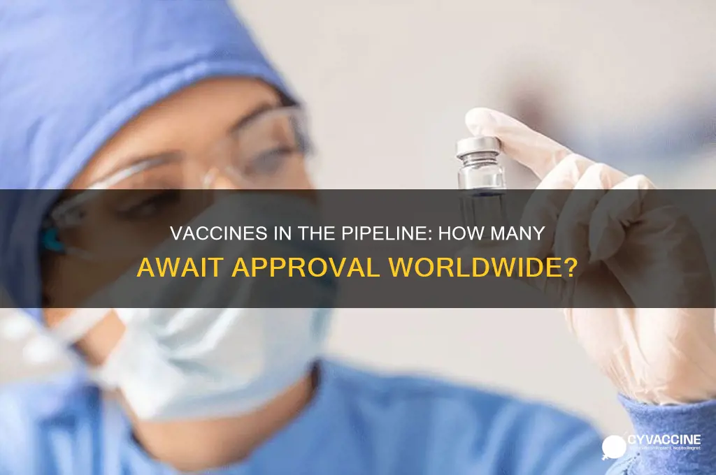 how many vaccines waiting for approval