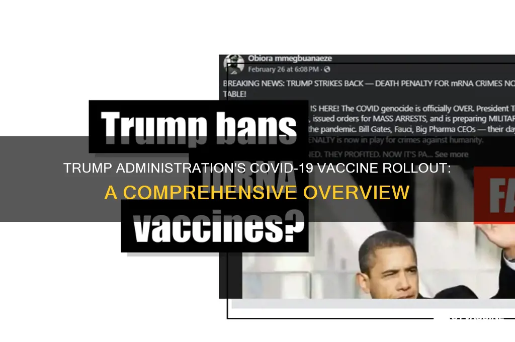 how many vaccines were administered during the trump administration
