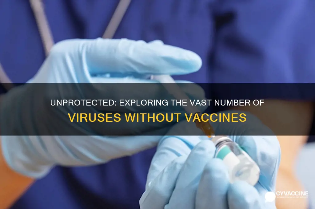 how many viruses dont have vaccines