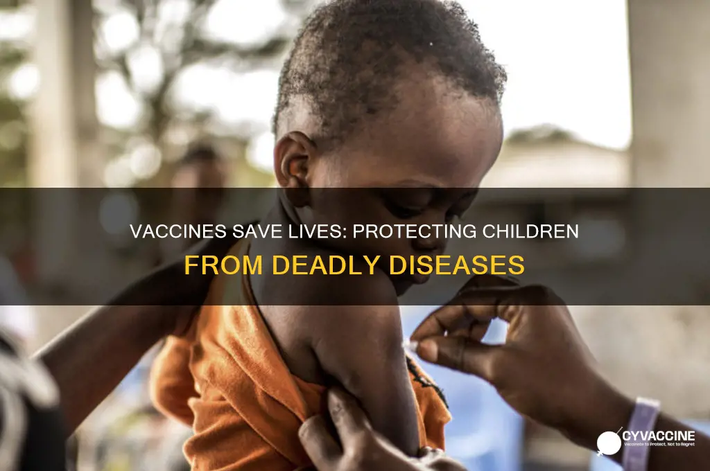 how may children does vaccines save