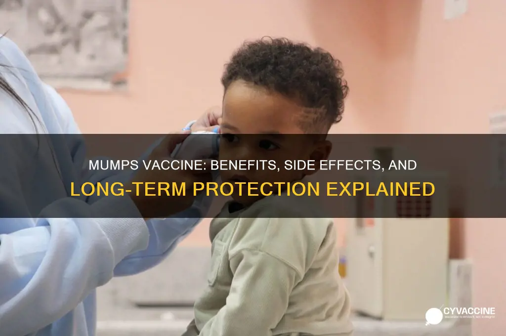 how might giving a mumps vaccine