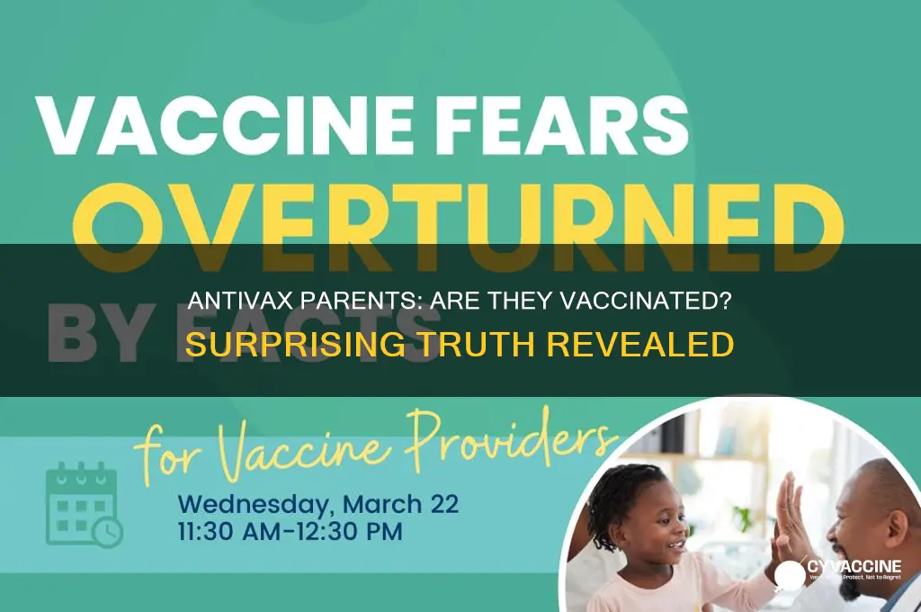 how mnay anticax parents are actually vaccinated themselves