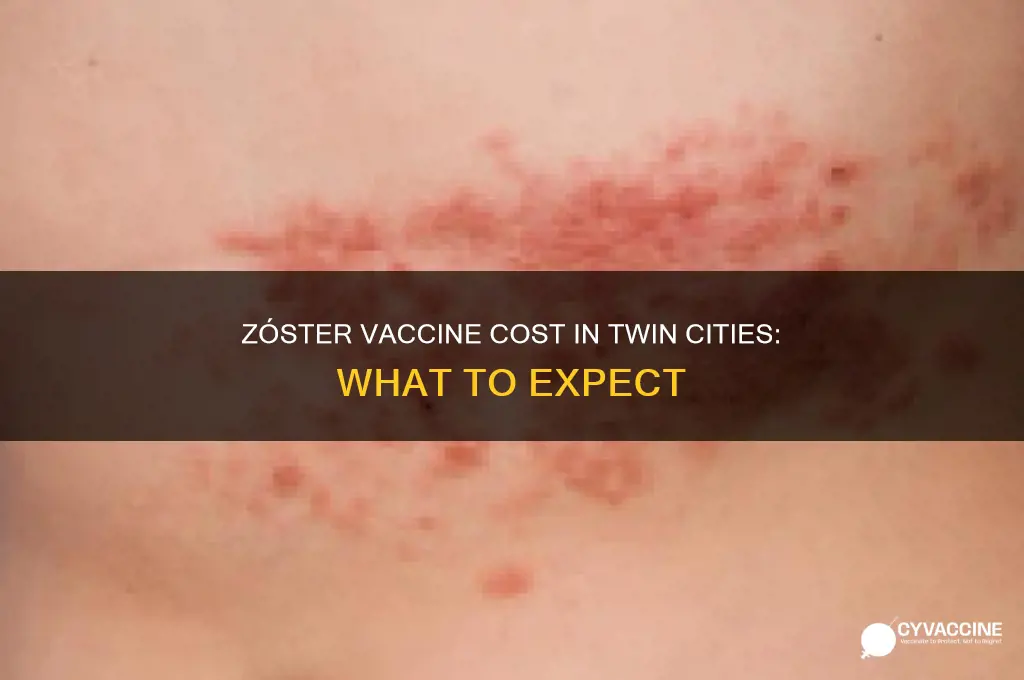 how nuch is zóster vaccine in twin cities