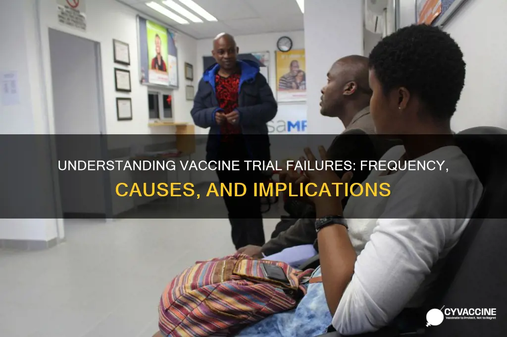 how often do vaccine trials fail