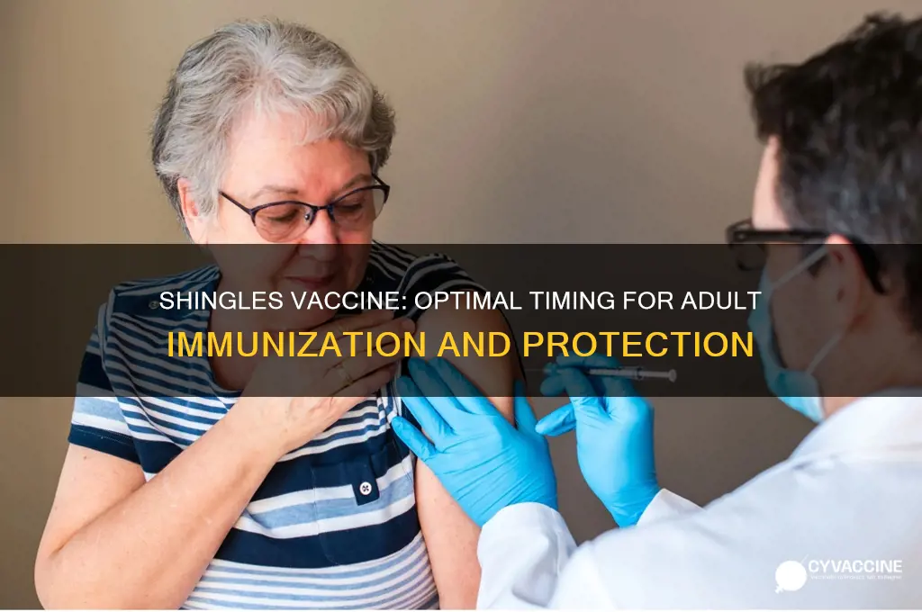 how often should an adult have the zoster vaccination