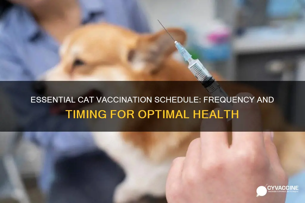 how often should cats be vaccinated