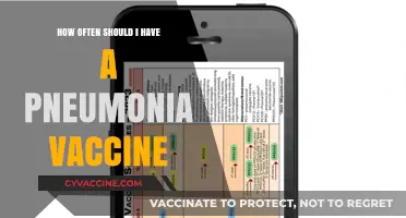 Pneumonia Vaccine: How Often for Protection?