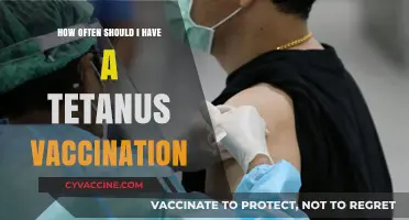 Tetanus Vaccination Frequency: How Often Should You Get the Shot?