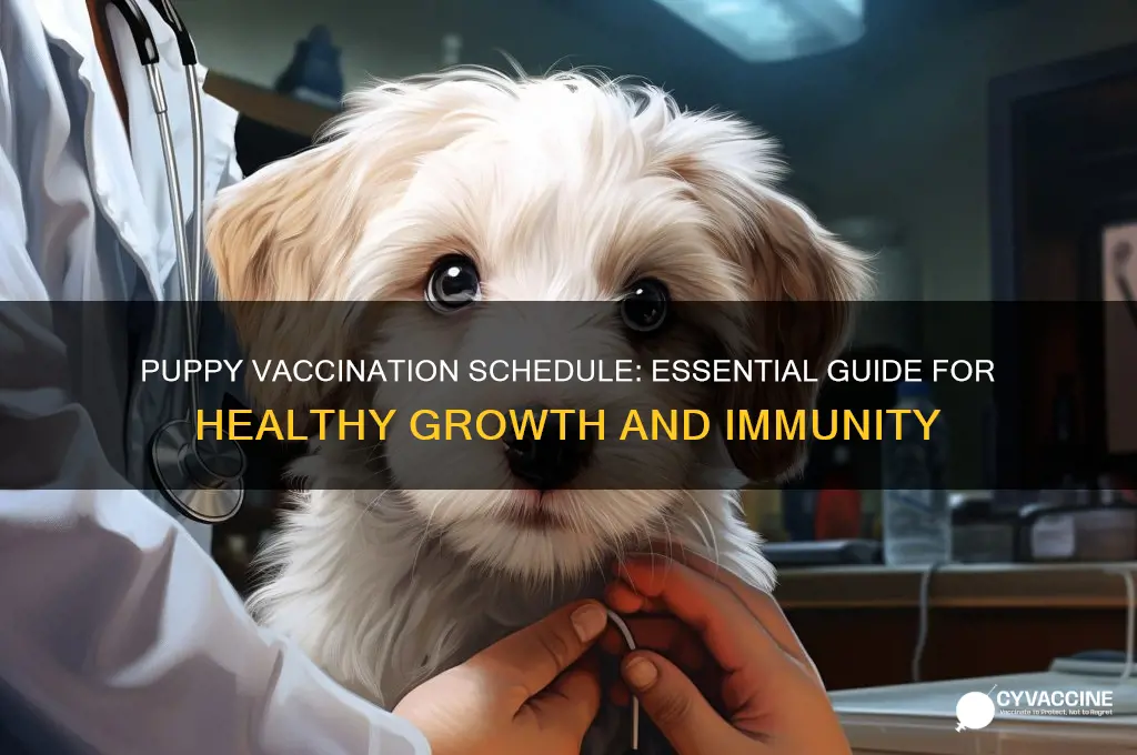 how often should puppies be vaccinated