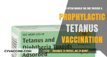 EMT Tetanus Shots: How Often for Prophylaxis?