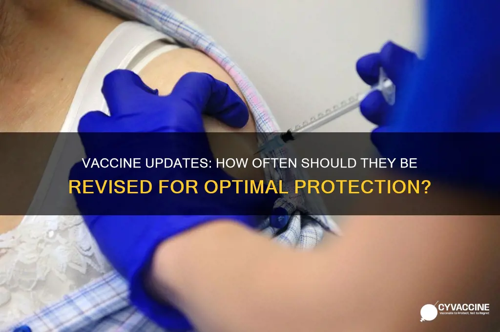 how often should vaccines be updated