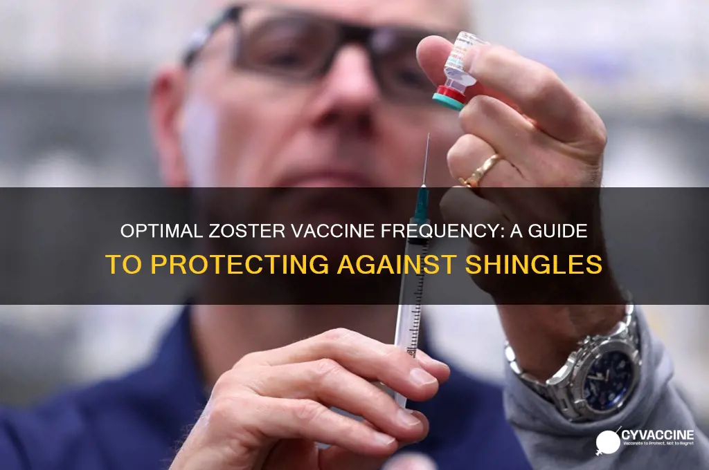 how often to receive zoster vaccine
