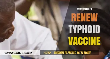 Typhoid Vaccine Renewal: How Often Should You Get It?