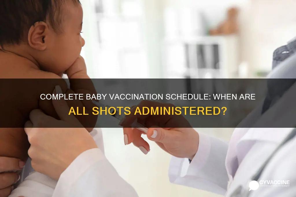 how old are babies when they have all vaccines