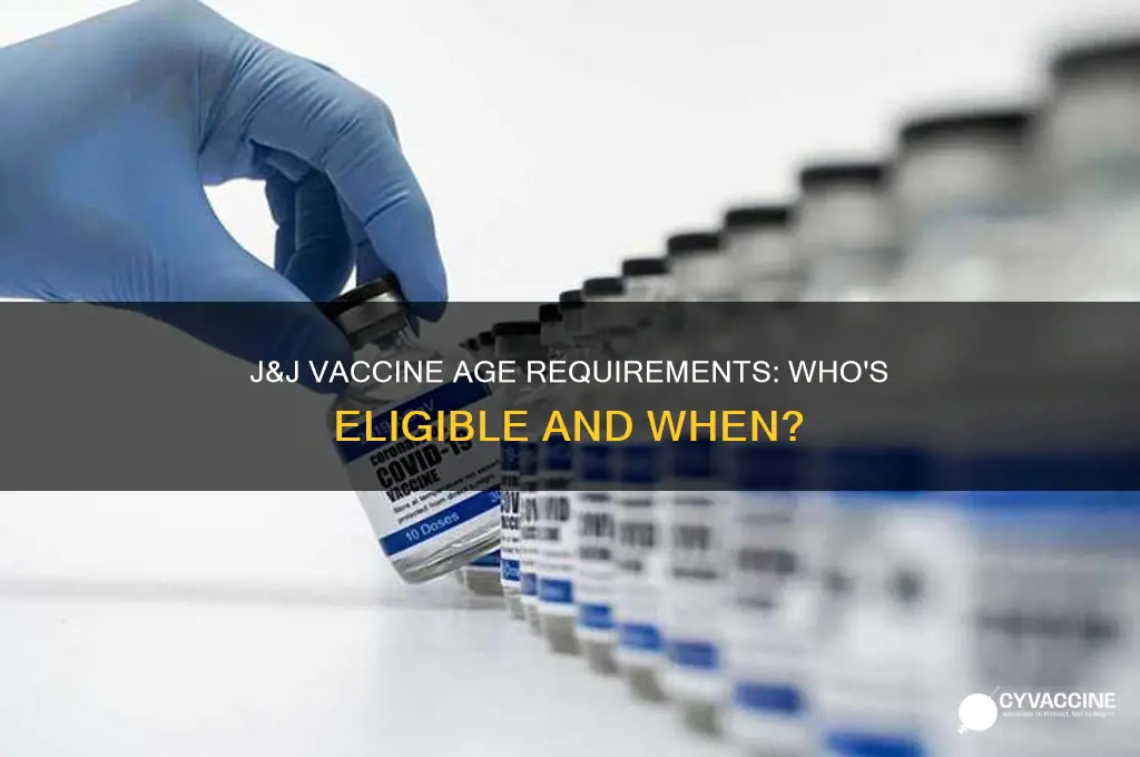 how old for j&j vaccine