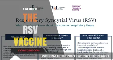 RSV Vaccine Age Requirements: When Should You Get Vaccinated?