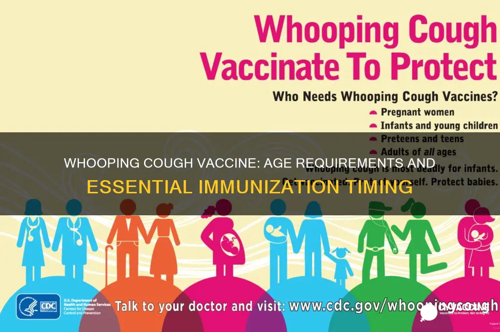 how old for whooping cough vaccine