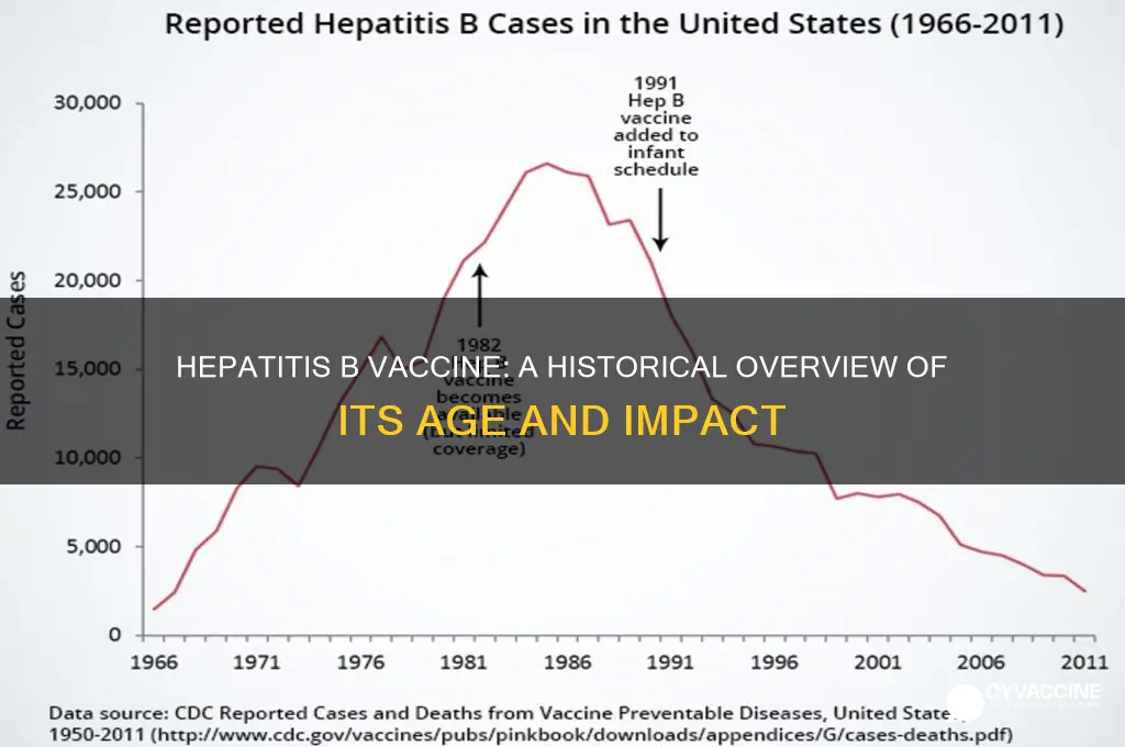 how old is hepatitis b vaccine