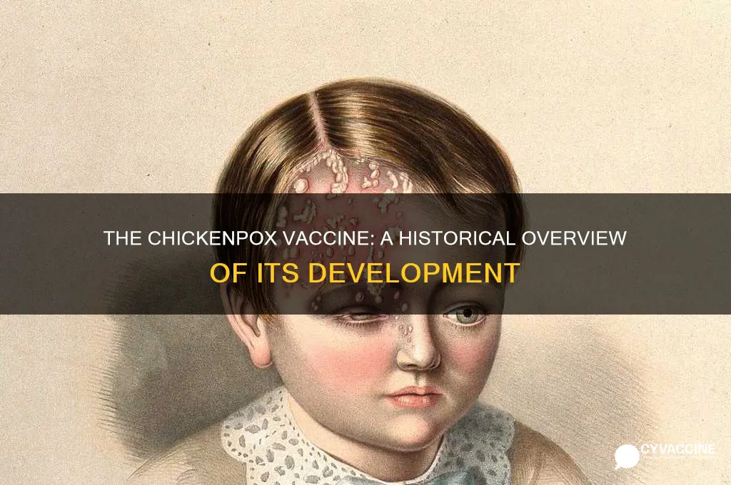 how old is the chickenpox vaccine