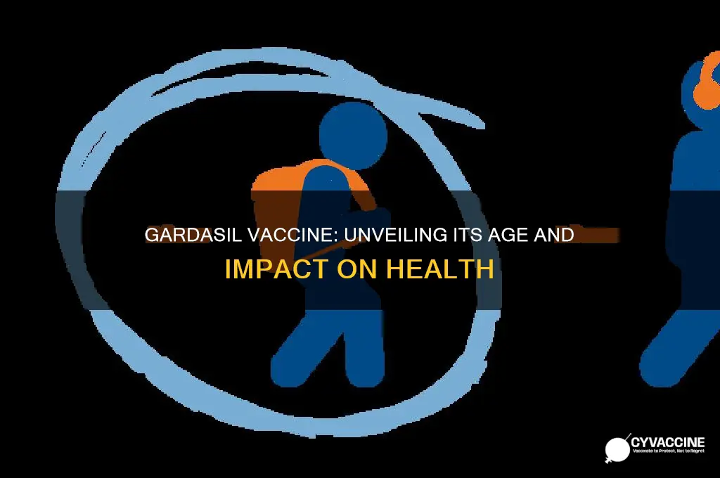how old is the gardasil vaccine