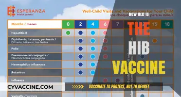 The History and Age of the Hib Vaccine: A Timeline